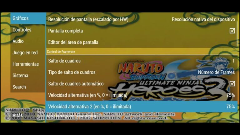 Cómo configurar naruto shippuden ultimate ninja heroes 3 ppsspp - Mundowin