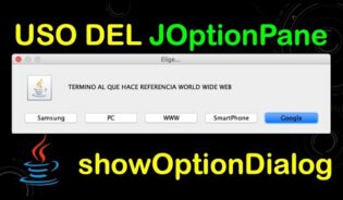 Cómo configurar el joptionpane en java - Mundowin