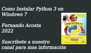 Cómo configurar python en windows 7