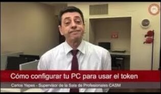 Cómo configurar la computadora para el token