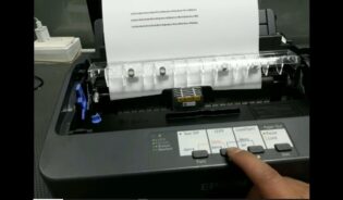 Cómo configurar media carta en epson lx 300 ii