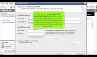 Cómo configurar una cuenta de correo en outlook 2003
