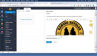 Cómo configurar la firma en zoho mail