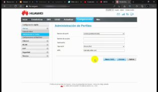 Cómo configurar mi modem huawei b310