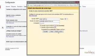 Cómo configurar 1&1 en gmail