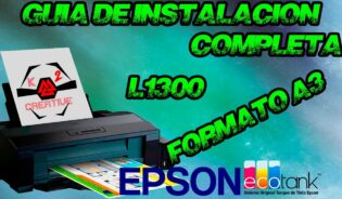 Cómo configurar impresora epson l1300 para sublimacion