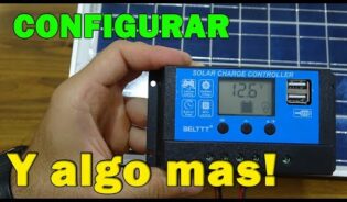 Cómo configurar controlador de carga solar mppt