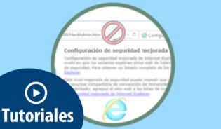 Cómo configurar esc de internet explorer.