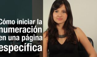 Cómo configurar la numeracion en word 2010