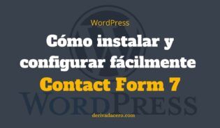 Cómo configurar plugin contact form 7