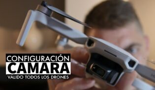cómo configurar la cámara de un dron