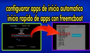 Cómo configurar free mcboot para que inicie pantalla