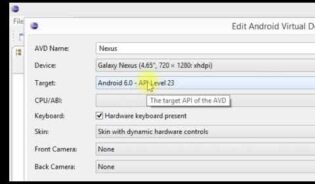 Cómo configurar android virtual device manager eclipse