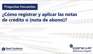Cómo configurar nota de credito en concar