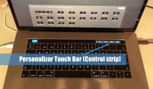 Cómo configurar touch bar macbook pro