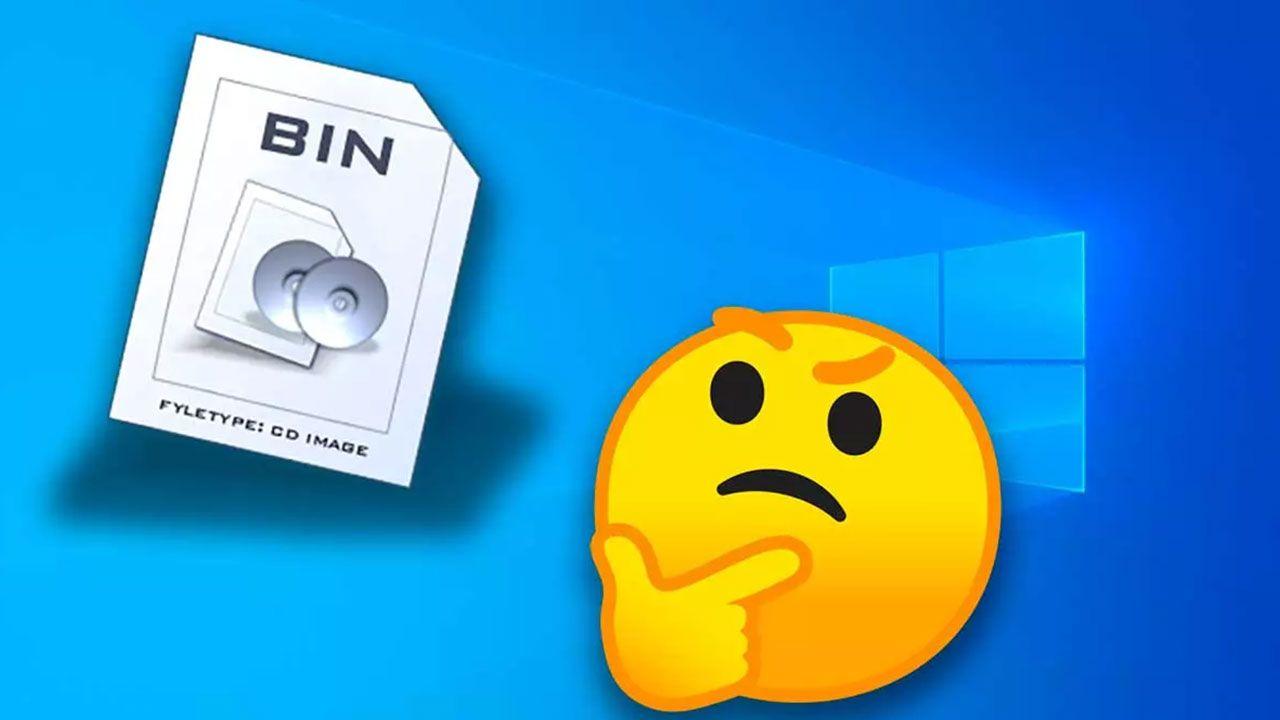 Cómo abrir archivo bin en windows