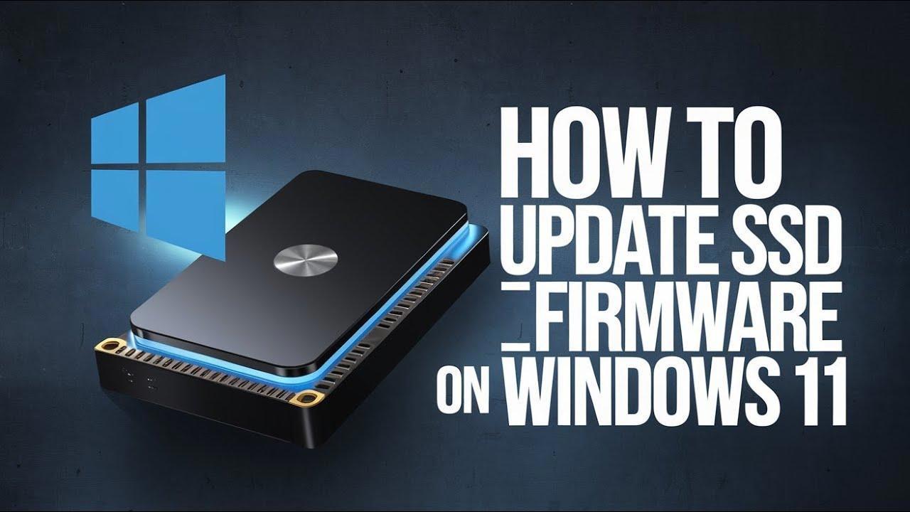 Actualización de firmware SSD en Windows