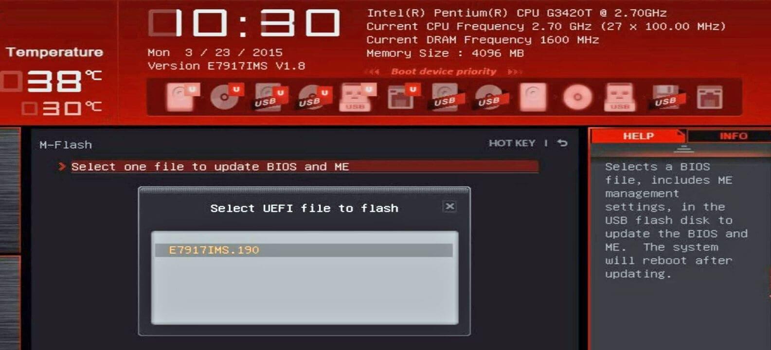 Actualización UEFI en PC