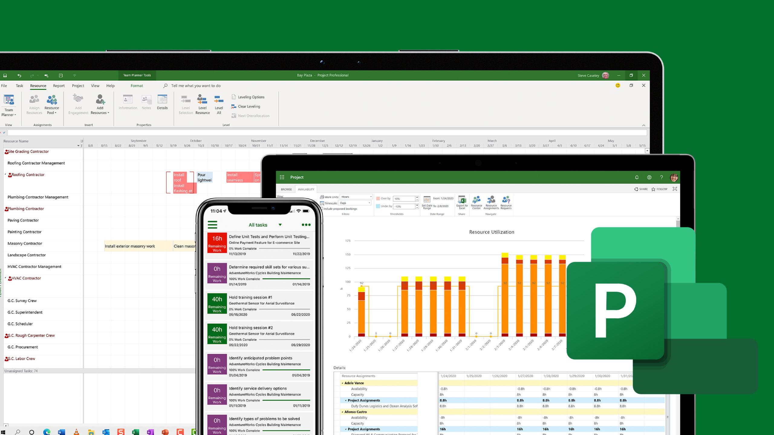 Diagrama de Gantt y línea de base