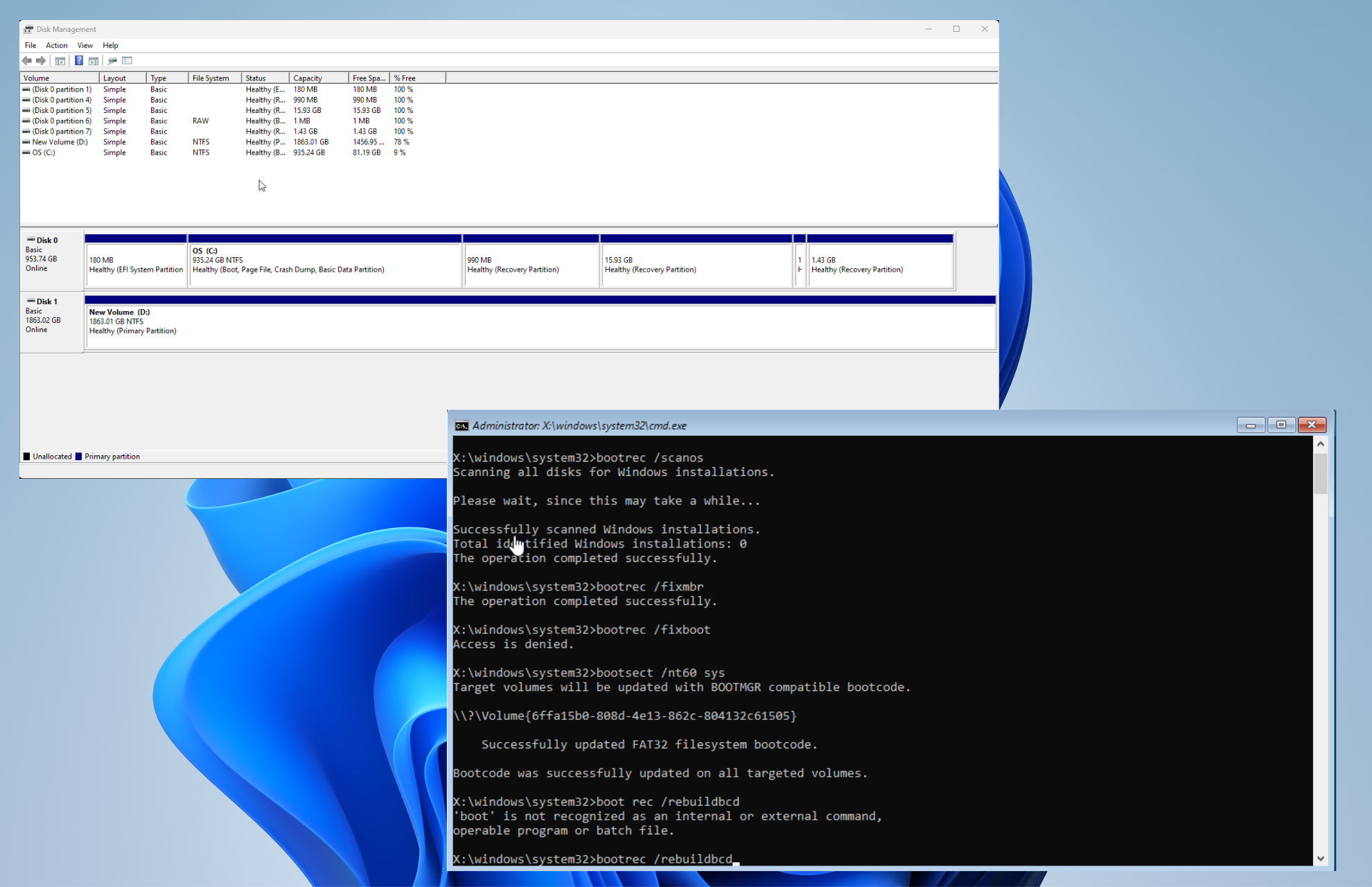 Partición EFI y arranque UEFI