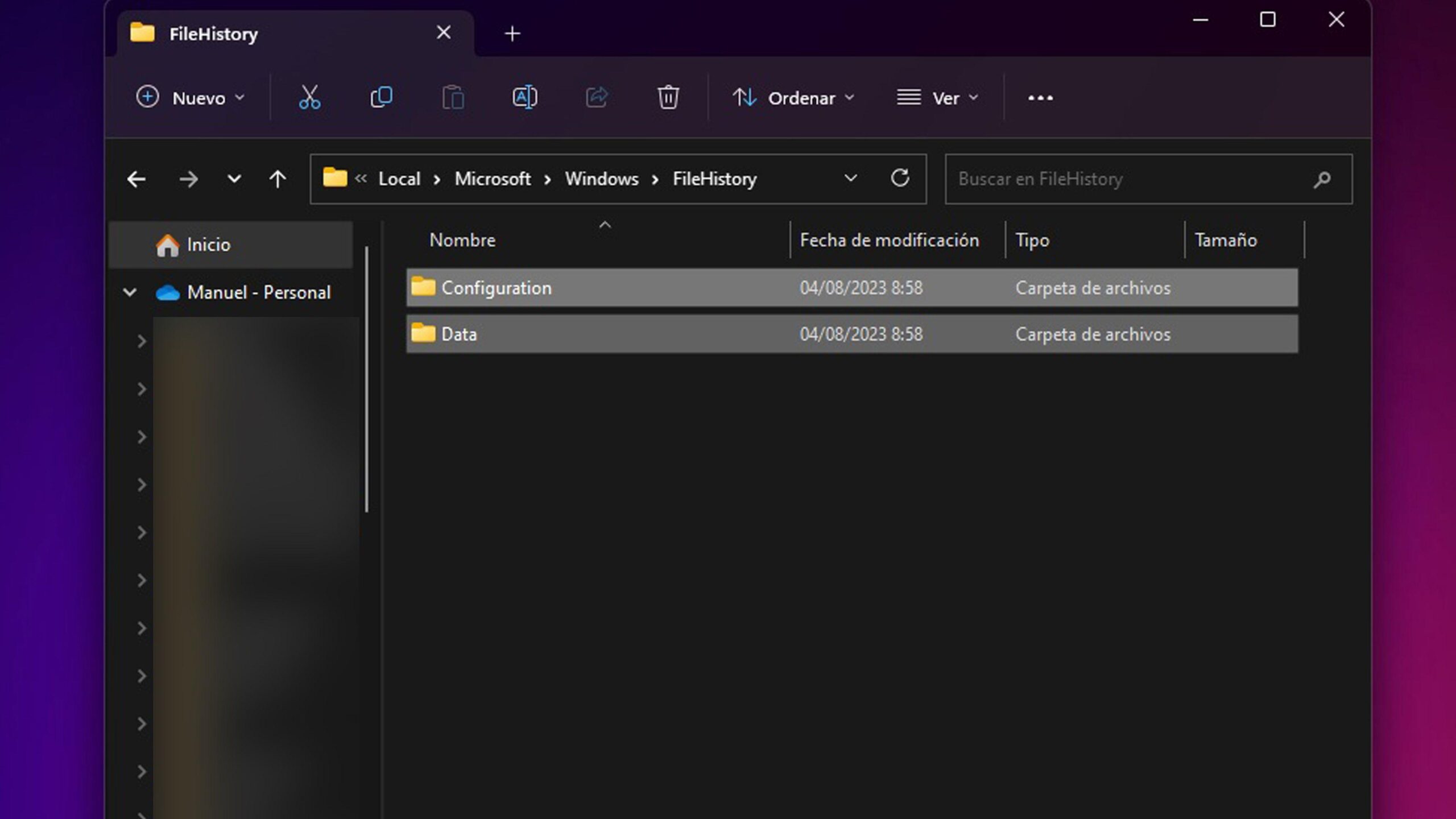 Alternativas de copia de seguridad en Windows