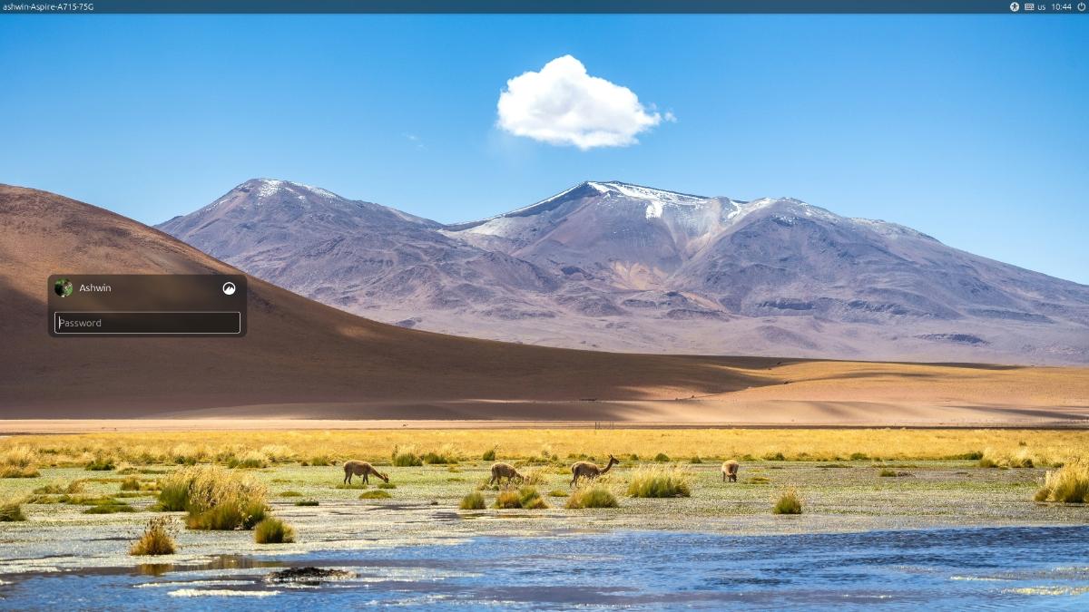 Pantalla de Linux Mint