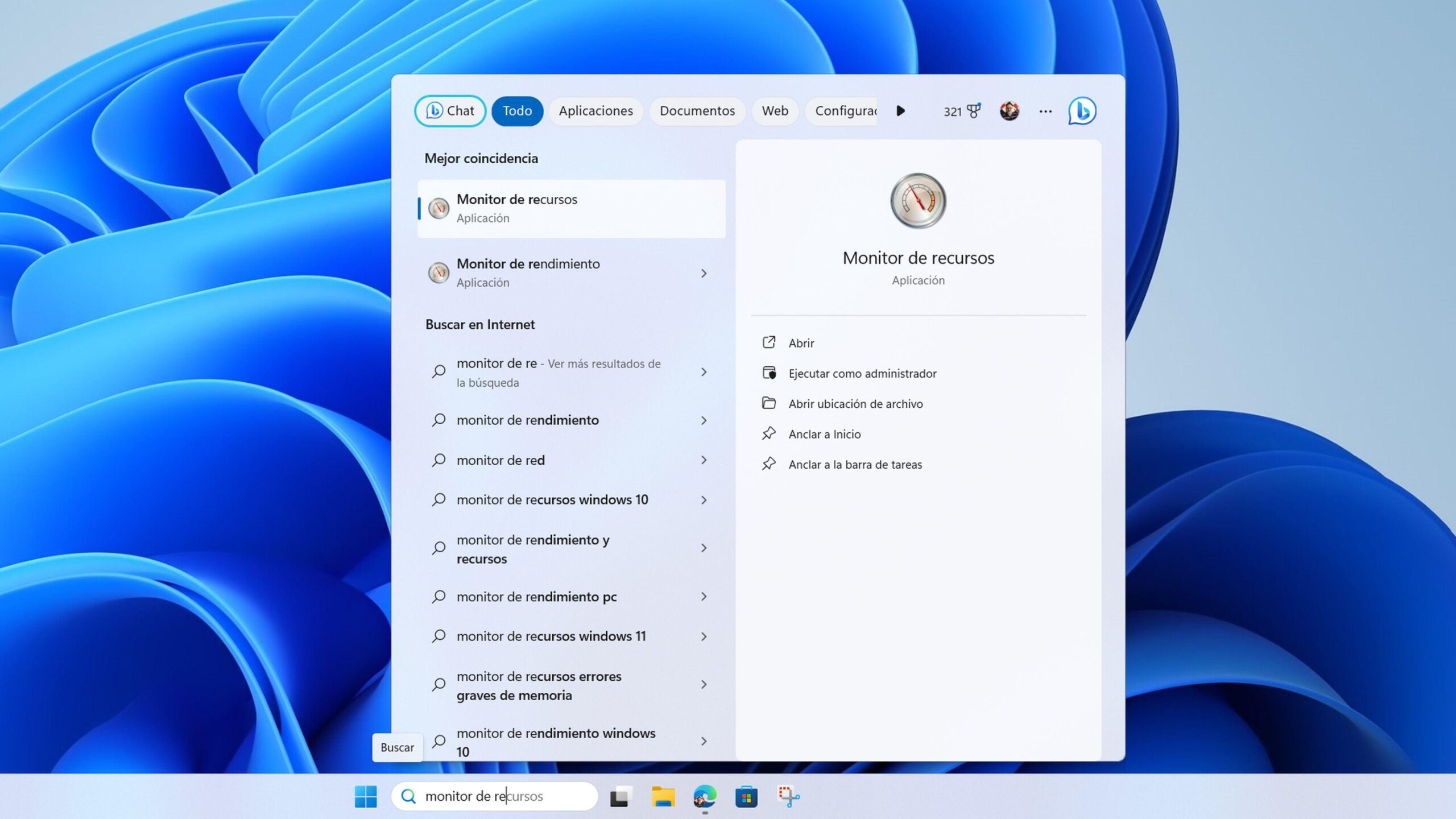 Ver aplicaciones abiertas en Windows 11
