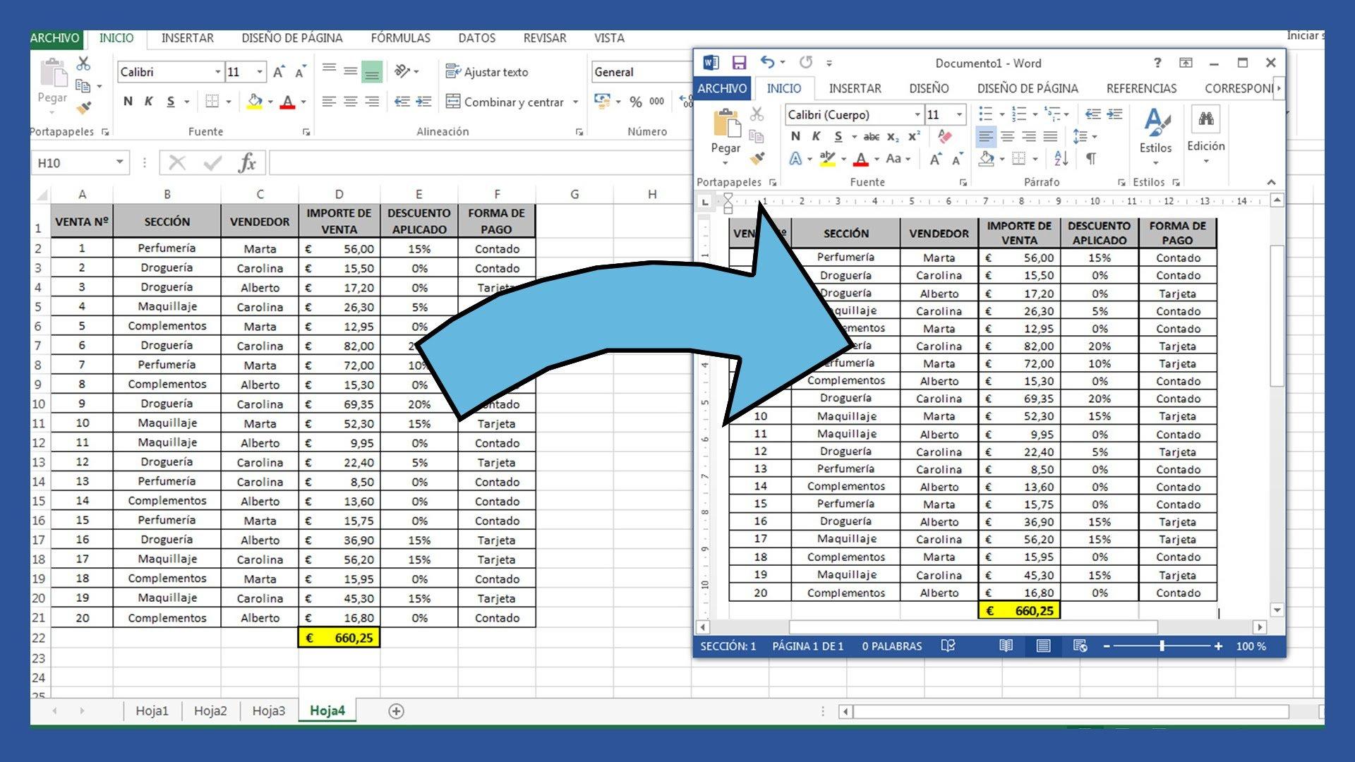 Ajuste del texto con imágenes en Word