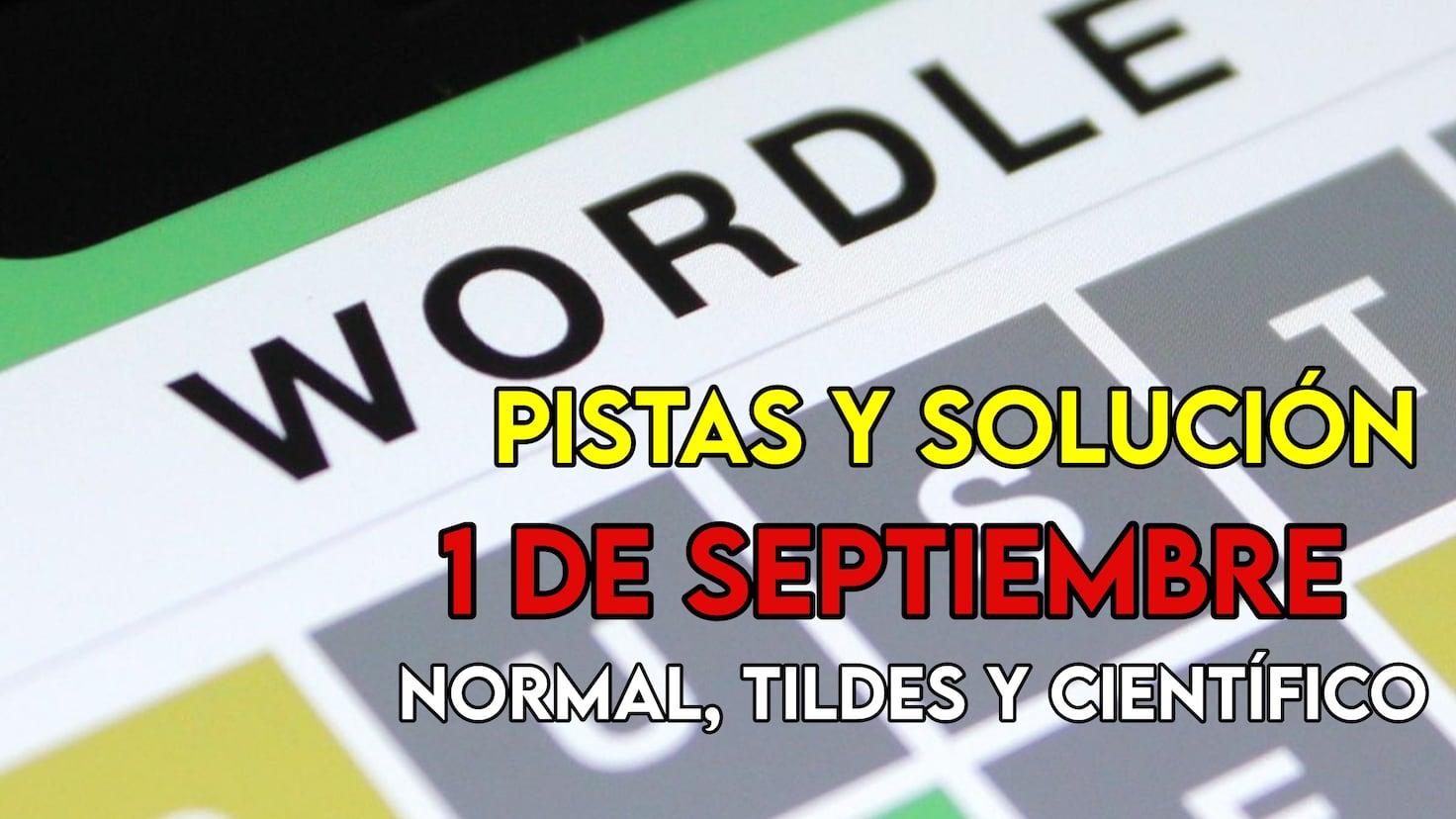 Juego Wordle en pantalla