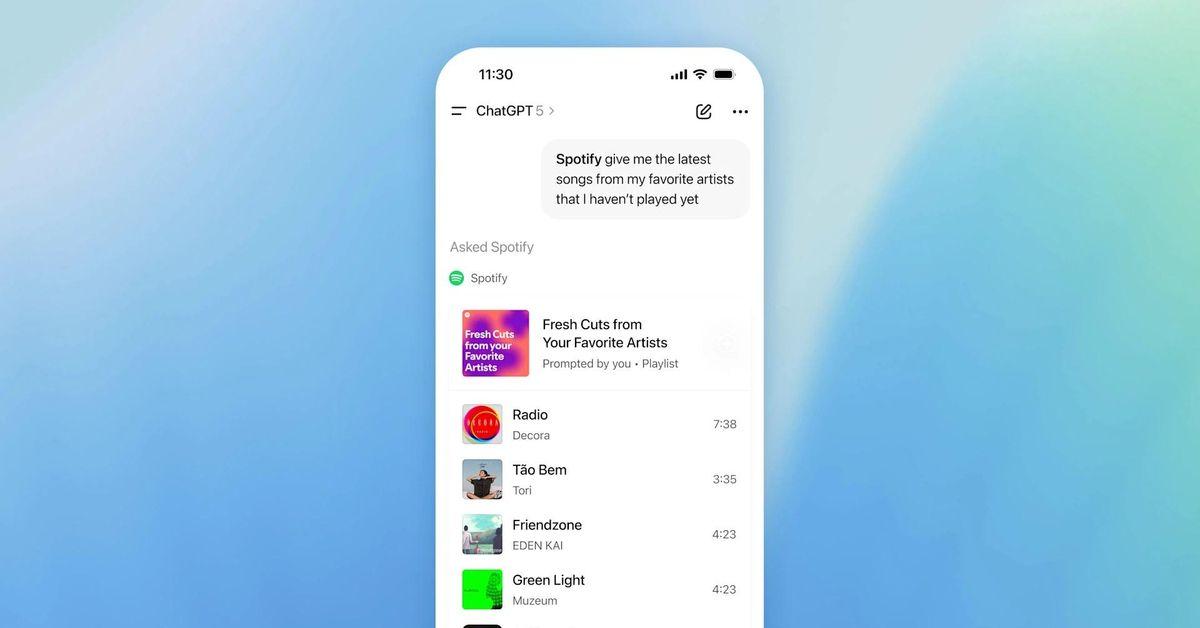 ChatGPT integra aplicaciones de terceros en su plataforma de conversación