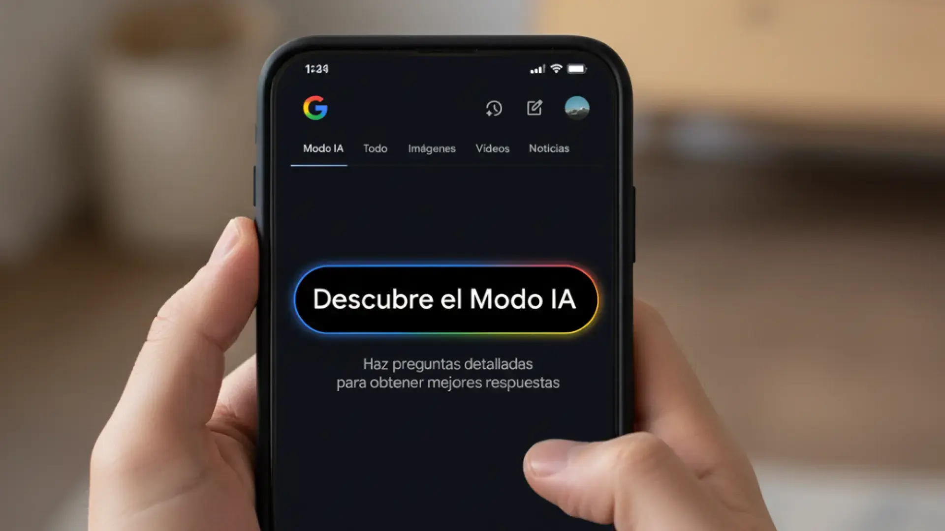 Funcionamiento del Modo IA de Google