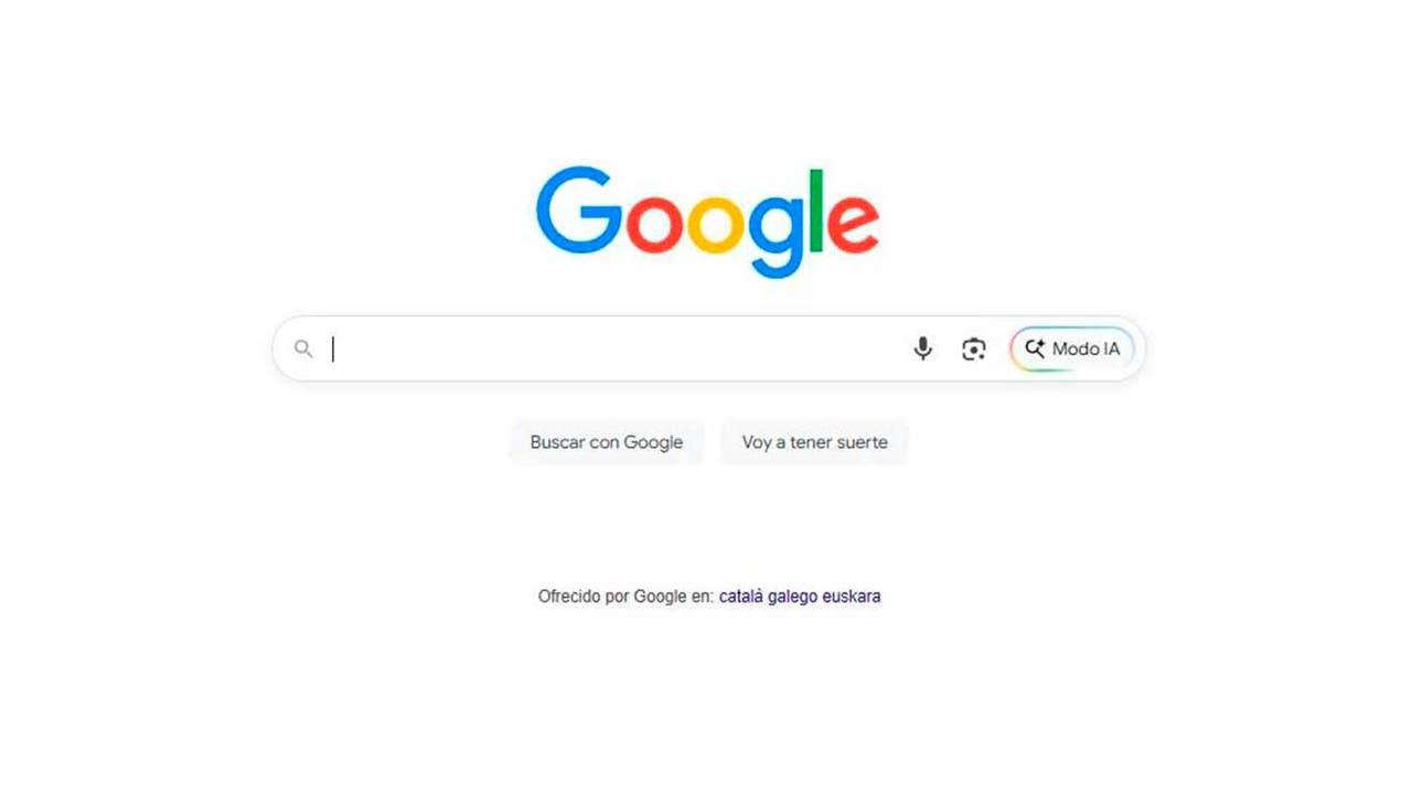 Modo IA de Google en búsquedas