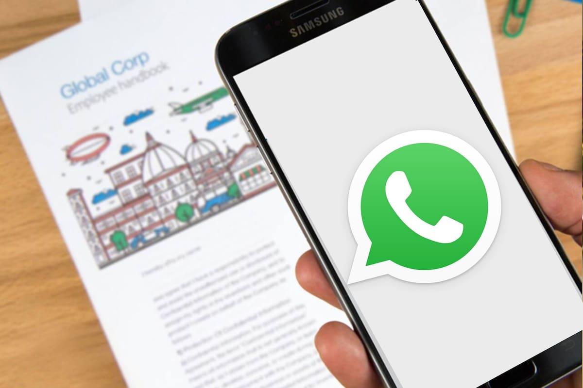 WhatsApp ya permite escanear documentos y enviarlos en PDF