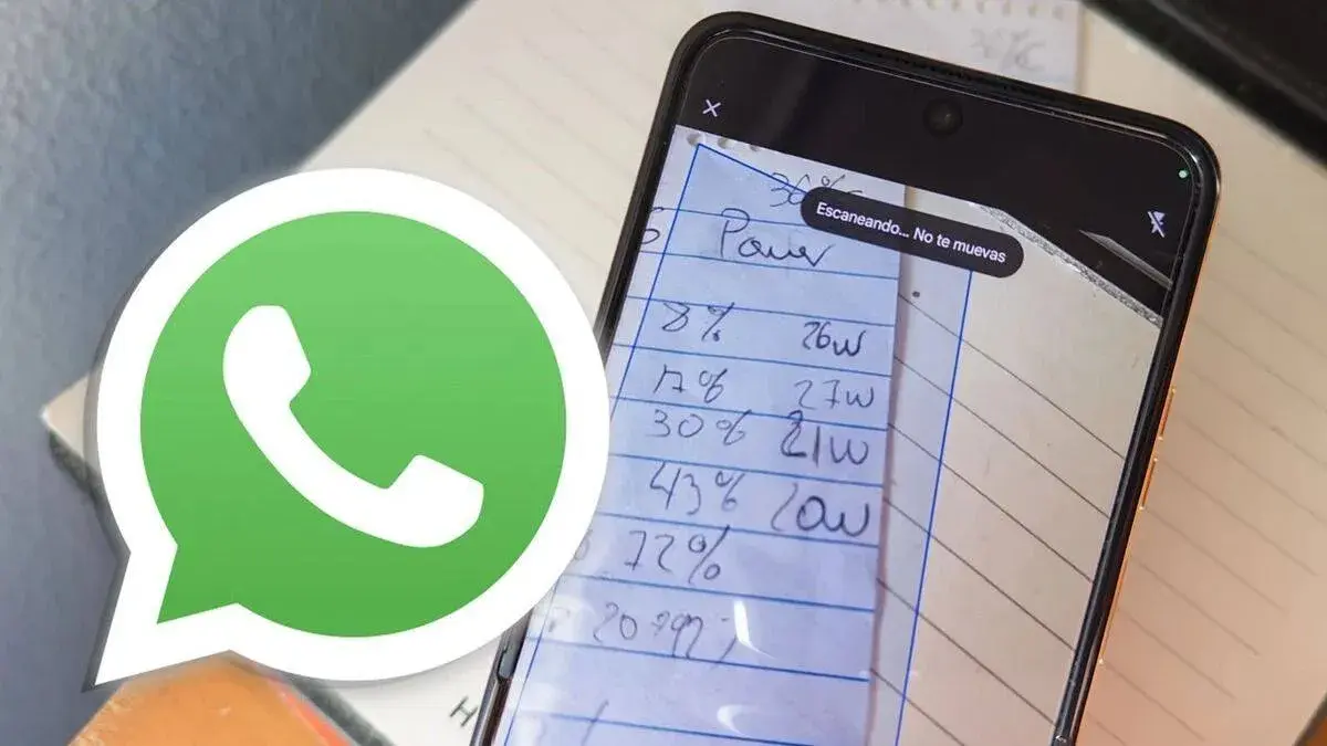 Cómo escanear documentos en WhatsApp