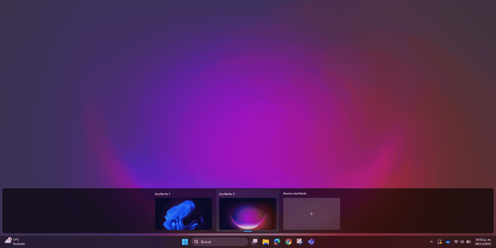 Escritorios virtuales en Windows 11