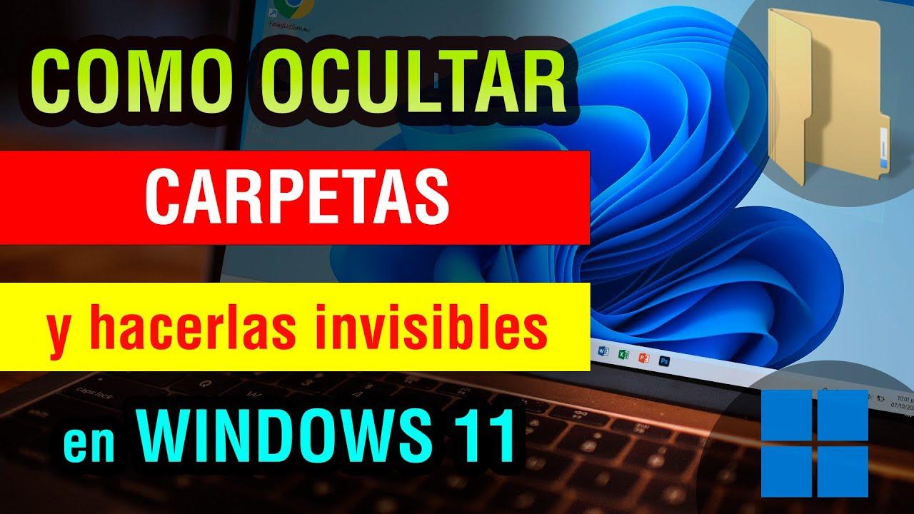 Ocultar archivos y carpetas en Windows 11