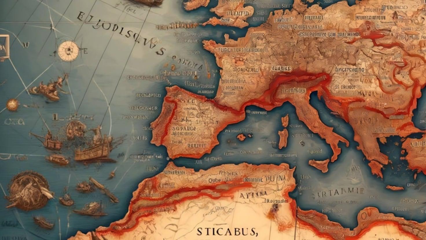 Mapa interactivo del Imperio Romano