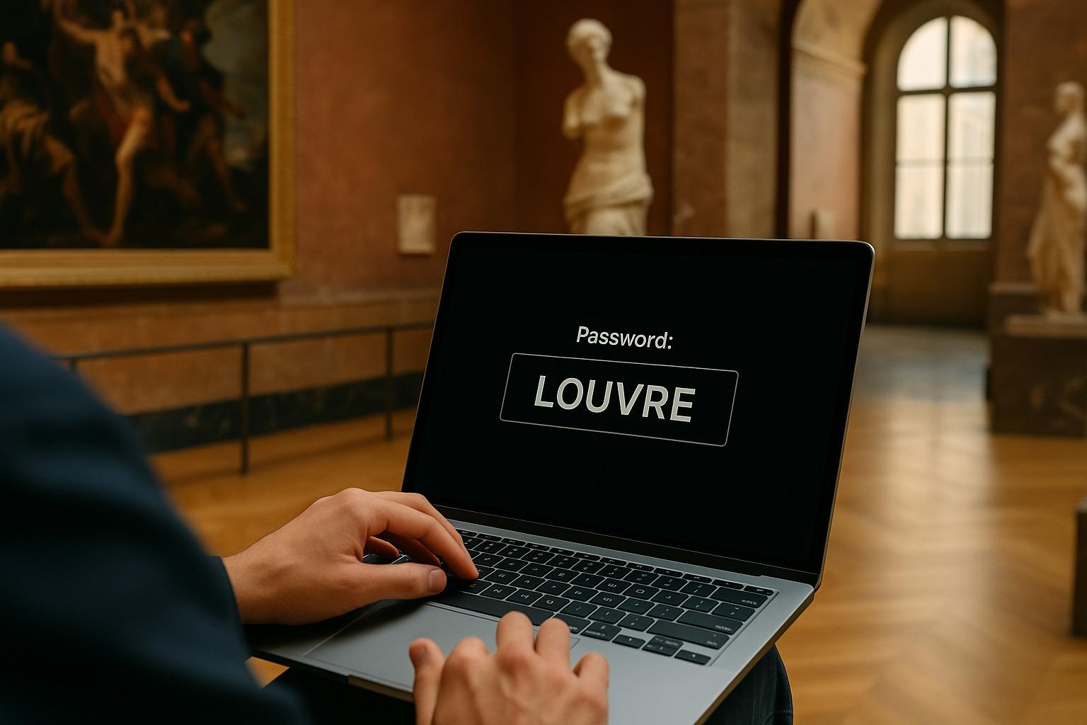seguridad del Louvre y videovigilancia
