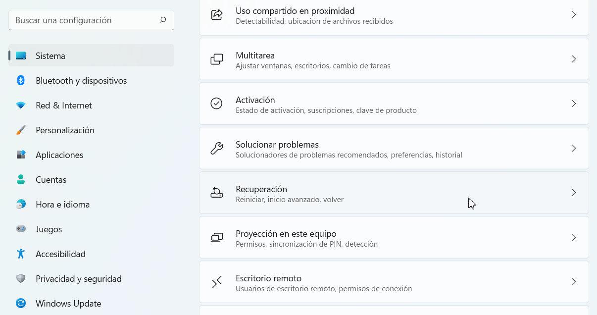 Quitar todo en Windows 11