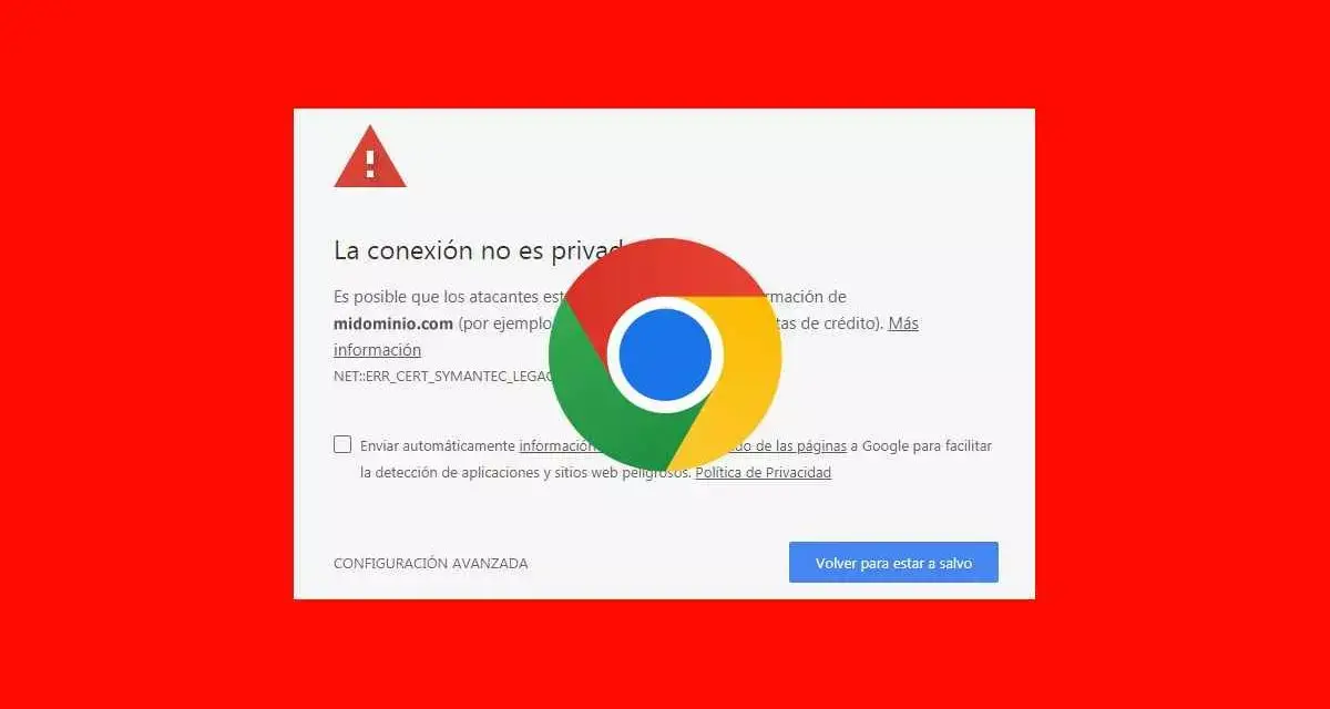 cambios de Google Chrome con HTTPS