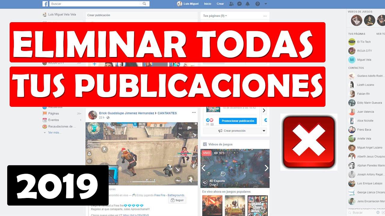 Gestión de publicaciones antiguas en Facebook