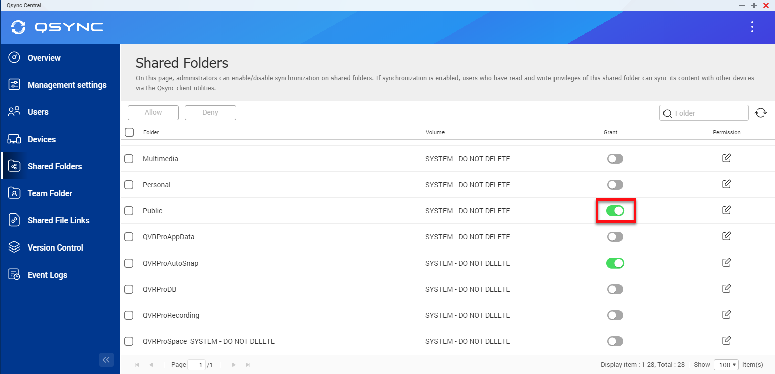 Qsync nube privada en Windows