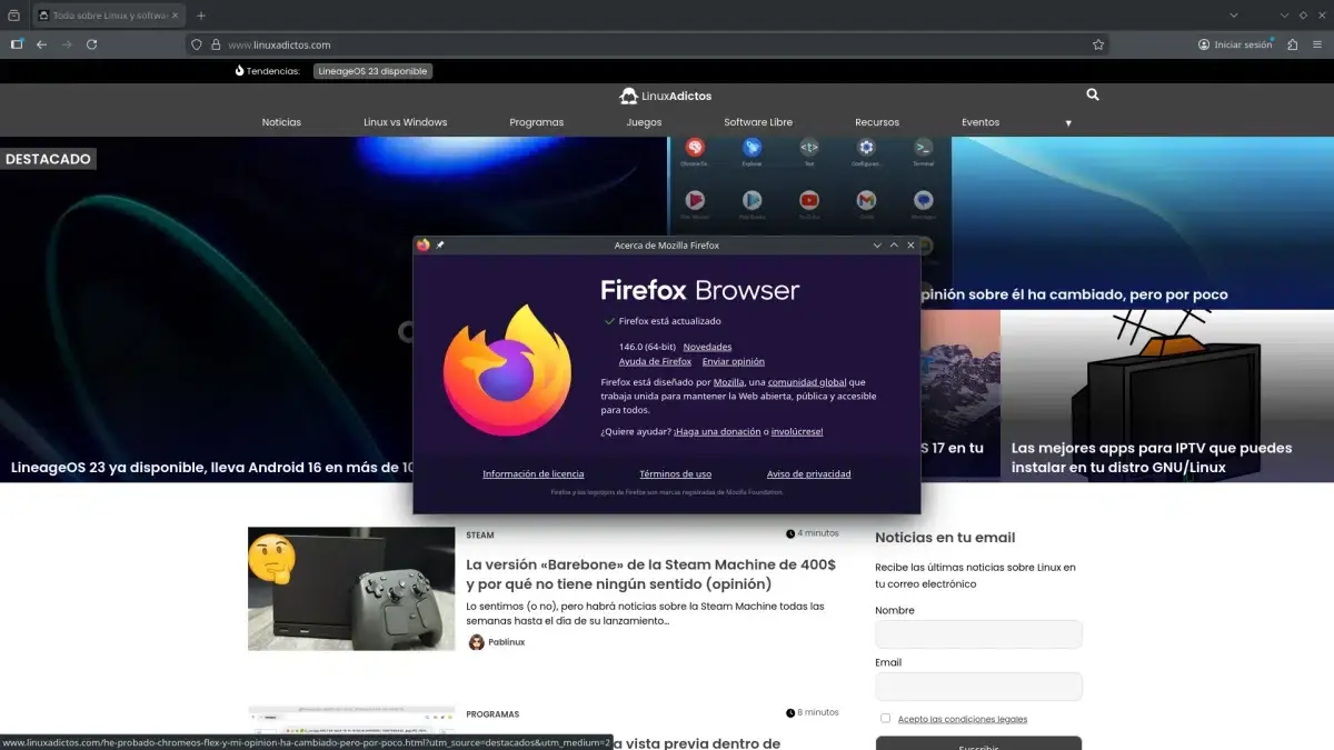 Copia de seguridad automática Firefox 146 Windows 10 Copia de seguridad automática Firefox 146 en Windows 10
