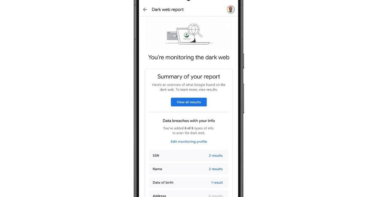Fin del informe de la Dark Web de Google