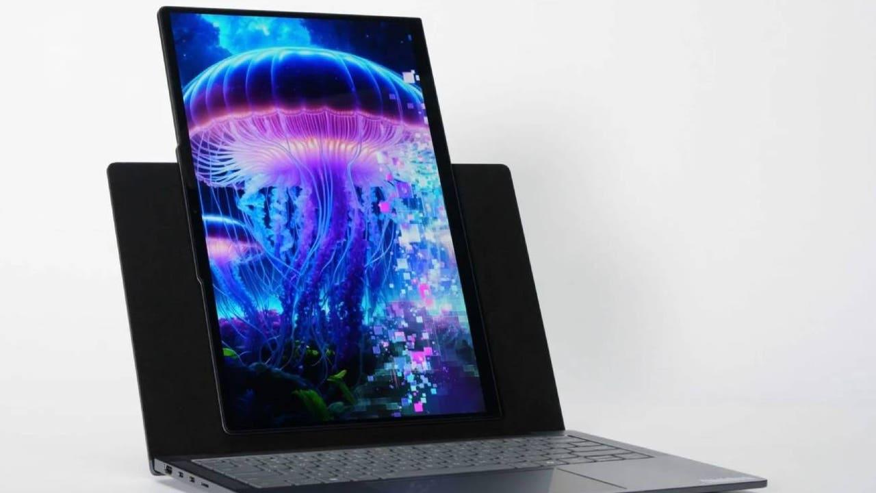 Portátil gaming Lenovo con pantalla enrollable