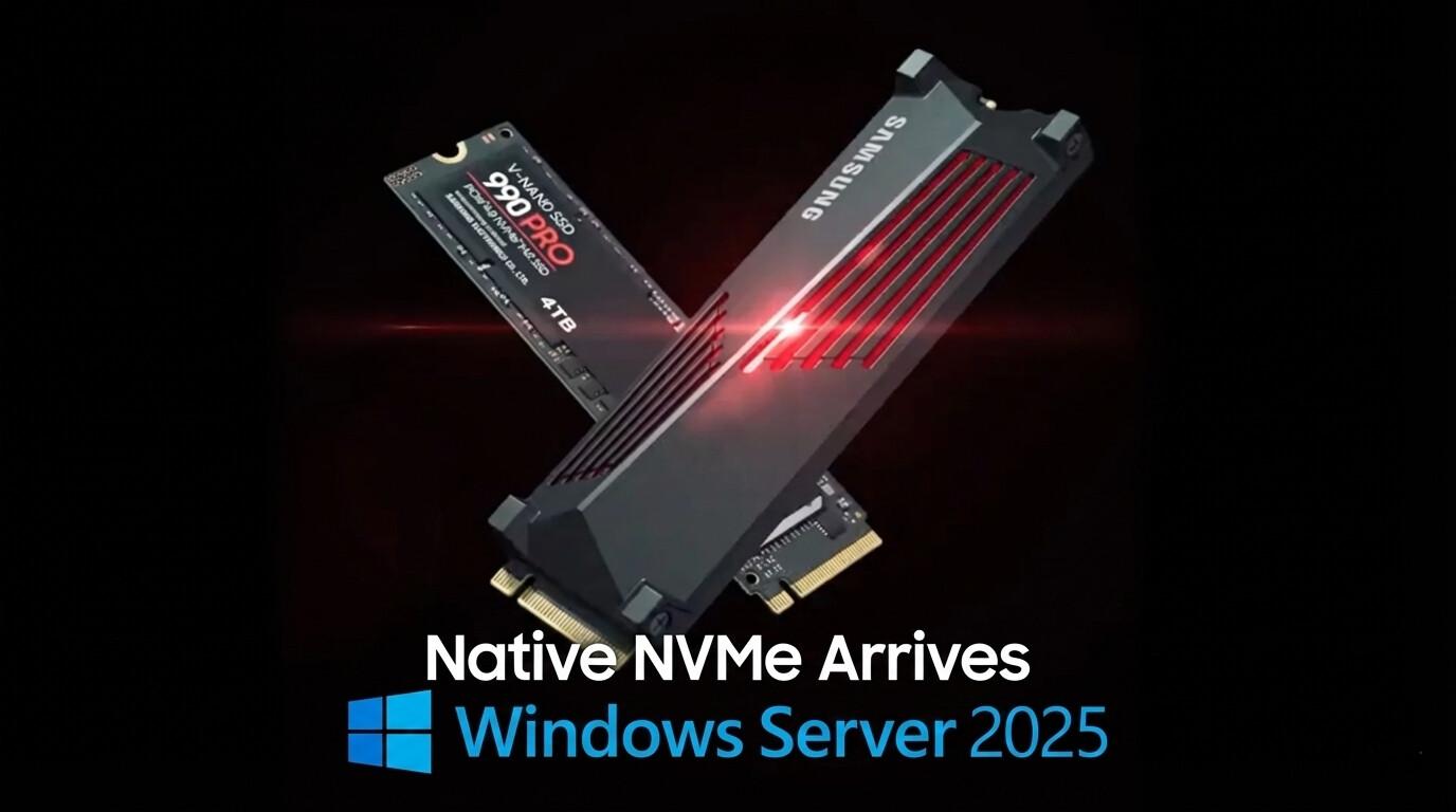 Windows Server 2025 compatibilidad nativa con SSD NVMe