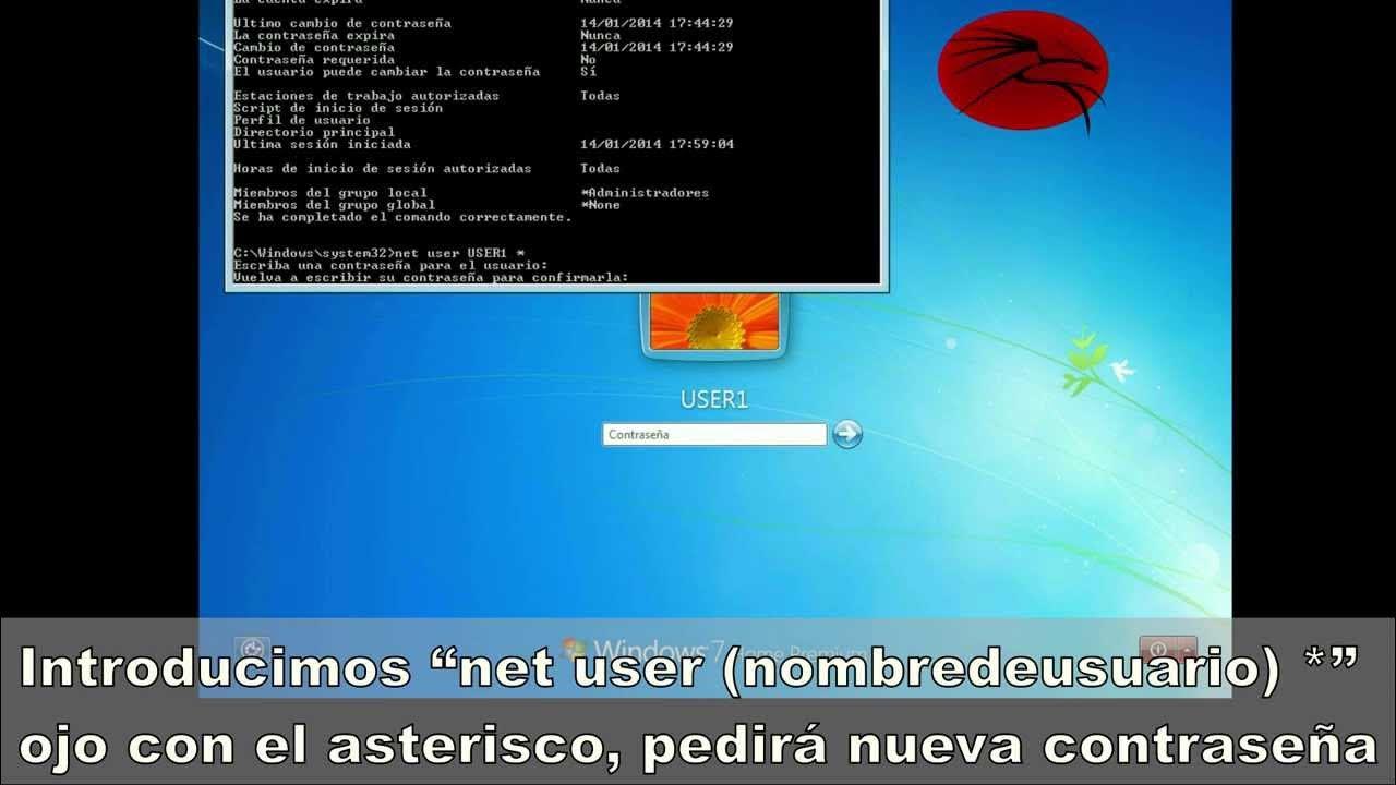 Recovery Console para cambiar contraseña administrador