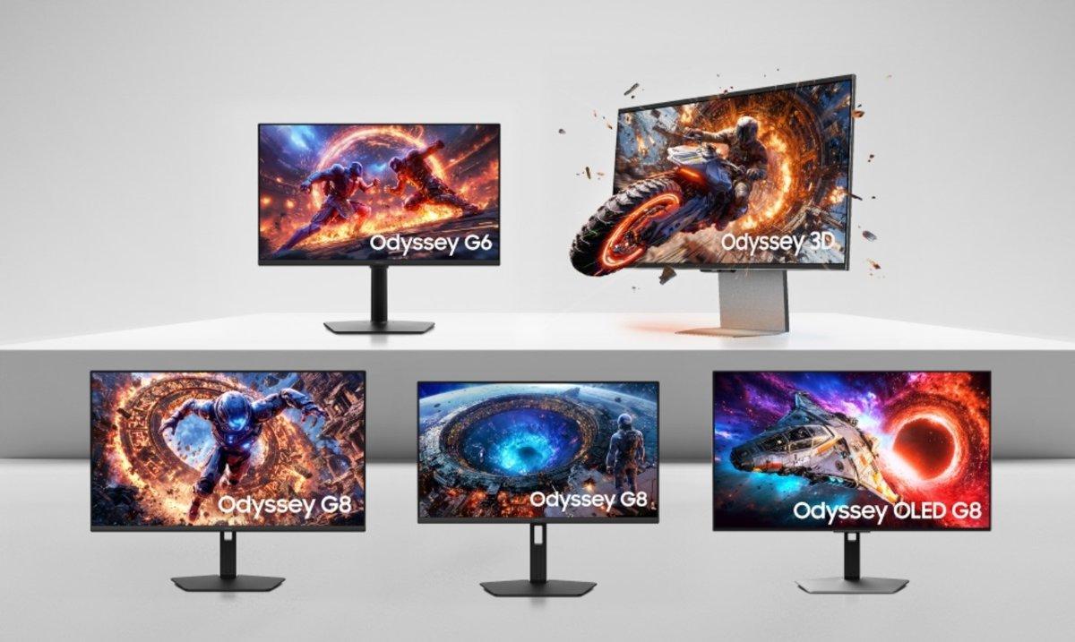 gama de monitores gaming con 3D 6K