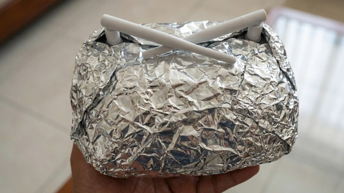 efectos papel aluminio en la senal wifi