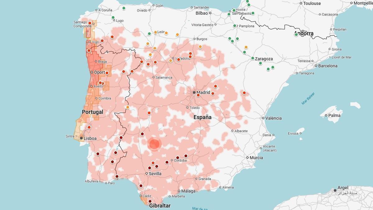 Mapa mundial de riesgo de inundaciones